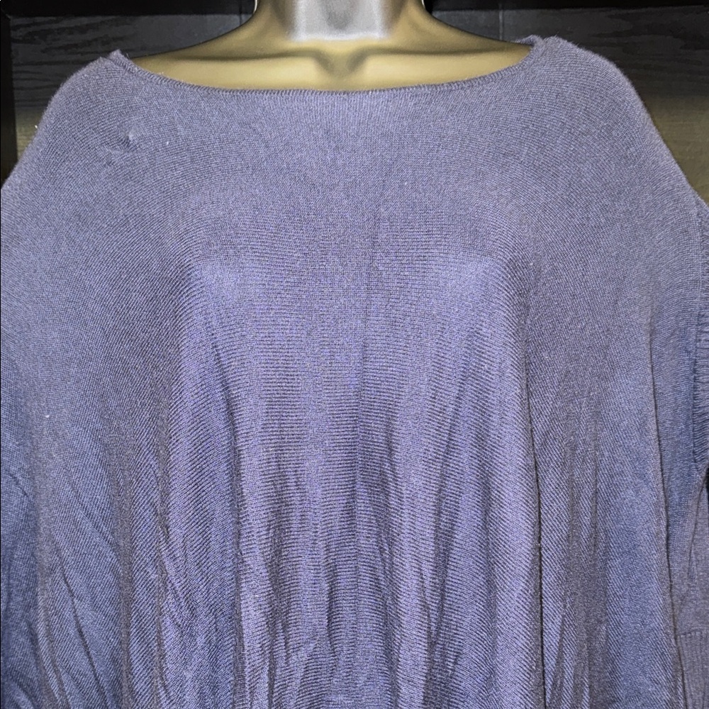 bebe Navy Poncho Sweater